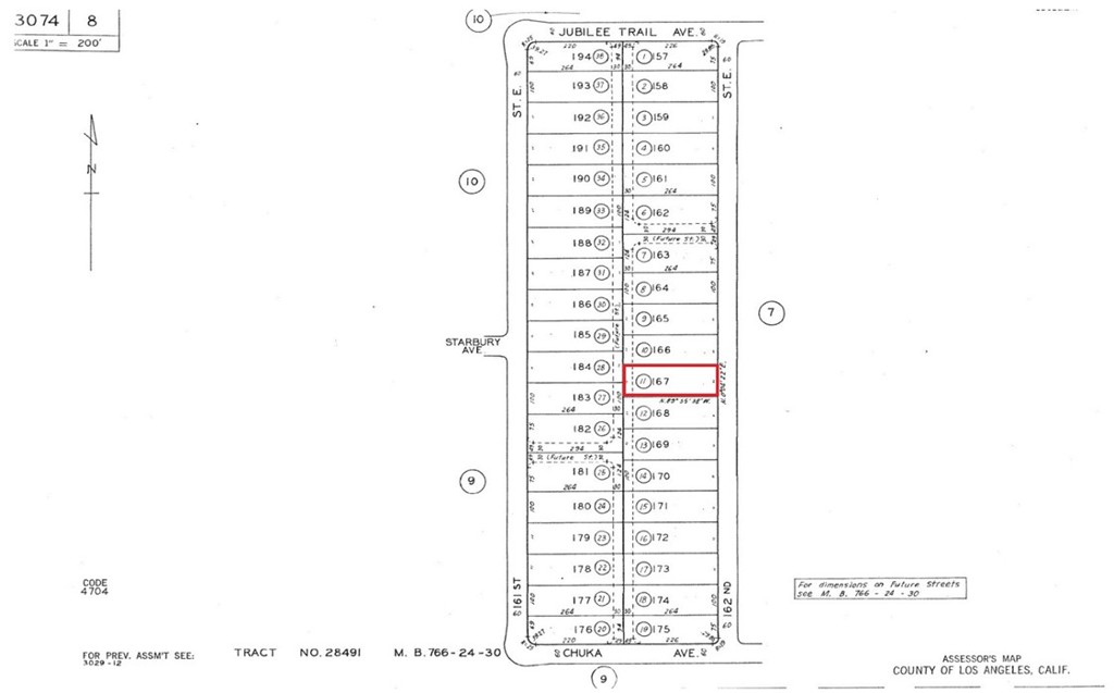 APN: 3074-008-011 Coordinates: 34.590583, -117.841472 29,384 SqFt lot for sale in LA county. This lot is located in the Lake Los Angeles area on 162d St E. Excellent location ina residential area with other homes nearby. Build your dream home on this lot.