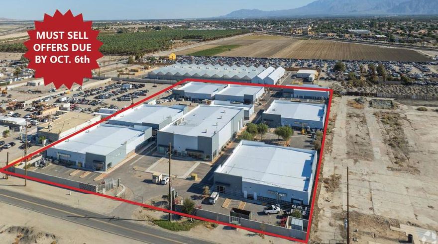 &#9632; MUST SELL Submit All Offers&#9632; High-Performing NNN Multi-Tenant Leased Investment&#9632; Over 100,000 Square Feet Of State-Of-The-Art Facilities, That Meet The Needs of The Cannabis Industry&#9632; Nine Freestanding Industrial Buildings 90% Complete&#9632; Fully Secured Cannabis Campus&#9632; Lease Rates $2.50 to $3.00/SF/Mo NNN&#9632; Tenants Are Experienced Cannabis Operators Under Long-Term Leases&#9632; Annual NOI - Over $3,400,000 At Full Build-Out&#9632; 2027 Projected CAP Rate - 9.32%