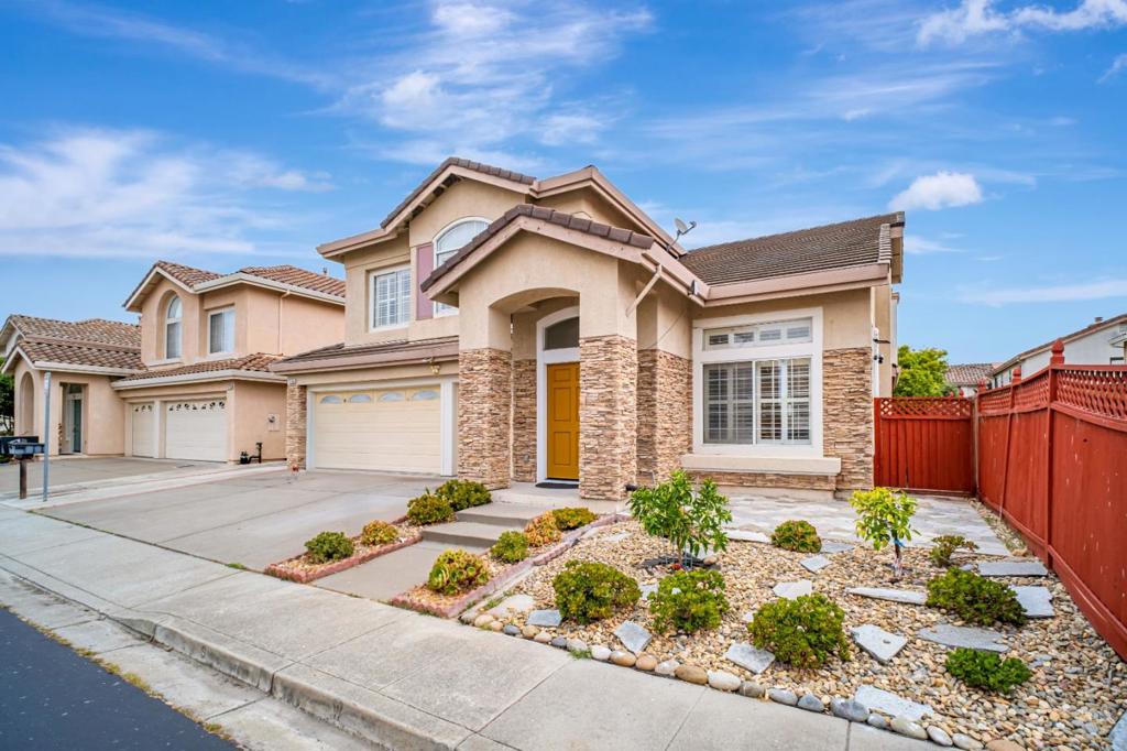 Welcome to an exquisite Monterey-model single-family residence nestled in the desirable Heron Bay Marina Vista neighborhood. Built in 1999, this elegant home offers 4 bedrooms, 3 full bathrooms, and approximately 2,419 sq ft of refined living space perfectly designed for both everyday comfort and sophisticated entertaining. Featured Highlights: Flexible Layout: Includes a bonus in-law fourth bedroom downstairs , and a built-in steamer in the kitchen for cooking . There is a Sauna cabin in the backyard. Stylish Entry & Flooring: Inviting entryway flows into light-filled living spaces with upgraded flooring and plush carpets that add warmth and elegance. Abundant Parking & Lot Size: Situated on a generous 4,268 sq ft (approx.) lot with an attached garage, offering both functionality and curb appeal. Located just minutes from I-880, I-580, and the San Mateo Bridge. Quick access to BART stations in San Leandro and Bay Fair makes trips to San Francisco, Oakland, and Silicon Valley a breeze.