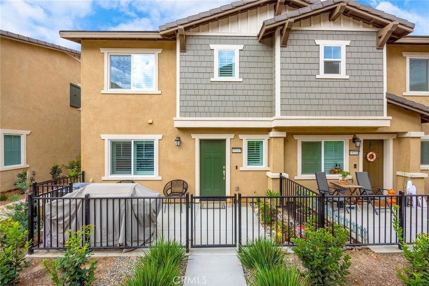 Located in a peaceful, brand-new neighborhood, this charming home offers a warm and welcoming atmosphere with stylish modern finishes throughout. The spacious living and dining areas feature beautiful flooring, recessed lighting, and plenty of natural light—perfect for relaxing or entertaining guests. Its thoughtfully designed layout provides comfort and functionality without the open-concept feel, giving each space its own character. Enjoy proximity to top-rated schools, Loma Linda and VA hospitals, Riverside Community Hospital, and the University of California, Riverside. Just minutes from downtown Riverside, shopping, and dining, this home offers both convenience and tranquility in one perfect package.