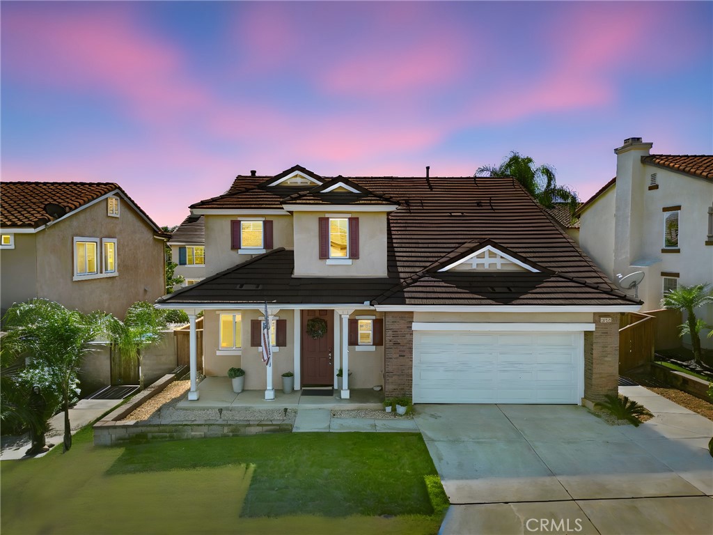 Welcome to 28361 Adrienne St in the desirable gated community of Granite Gate in Murrieta. This beautifully maintained 4 bedroom, 3 bath pool home offers the perfect blend of comfort, function, and style. Step inside to find a bright open floor plan with high ceilings, a spacious living and dining area, and a modern kitchen with a large island that flows effortlessly into the family room with a cozy fireplace. The home features a convenient main-floor bedroom and full bath ideal for guests or multi-generational living. Upstairs, the primary suite offers a relaxing retreat with dual vanities, soaking tub, and walk-in closet along with two additional bedrooms and a versatile loft perfect for an office or play area. The backyard is an entertainer’s dream with a sparkling pool and spa, covered patio, and easy-care landscaping. Located near top-rated schools, parks, shopping, and freeway access, this home combines privacy, comfort, and convenience in one of Murrieta’s most sought-after neighborhoods. Schedule your private showing today before it’s gone!