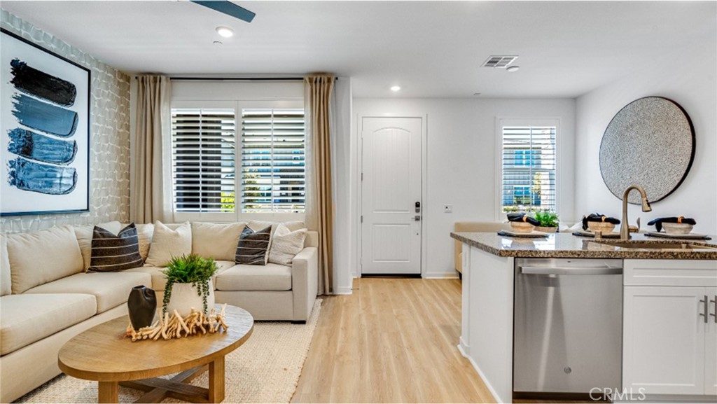 NEW CONSTRUCTION! The first level of this two-story home is host to a generous open floorplan that seamlessly connects an inviting Great Room, dining room and modern kitchen. Three bedrooms are situated on the second floor, including the luxe owner’s suite, which features an en-suite bathroom and roomy walk-in closet. The kitchen features miami venna white quartz counters and white cabinetry.
Copper Leaf is a collection of new condos for sale, coming soon to the Falloncrest master-planned community in Ontario, CA. Enjoy a multitude of onsite amenities, such as a social clubhouse, sparkling swimming pool, parks, picnic areas and a tot lot for the little ones to enjoy. A variety of shopping options are within close reach at Ontario Mills and Victoria Gardens. Or, enjoy some leisure at local spots such as San Antonio Winery or El Prado Golf Course.