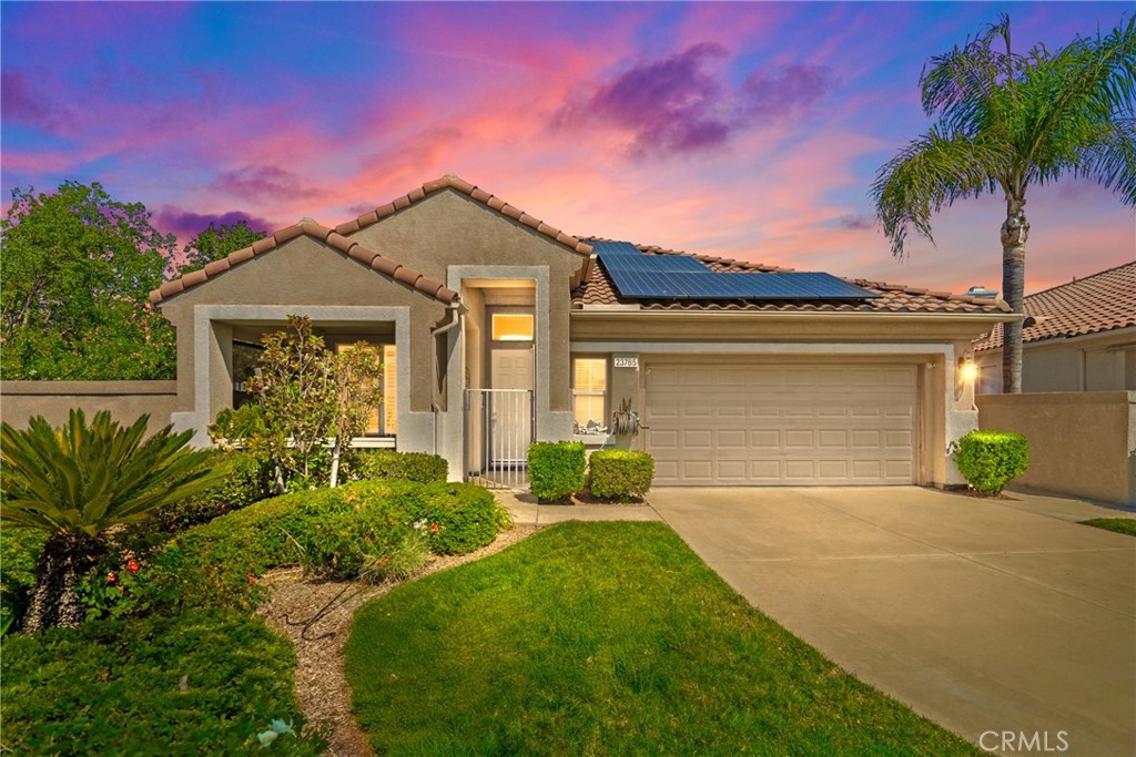 Welcome to 23785 Corte Carrio, a beautiful single-story retreat offering 3 bedrooms and 2 bathrooms in the heart of the highly sought-after The Colony 55+ community in Murrieta, CA. Step inside and you’ll be greeted by soaring vaulted ceilings and an abundance of natural light, giving the home a bright, open, and inviting feel. The flowing floorplan makes it easy to enjoy everyday living or host friends and family. Picture yourself cozying up by the fireplace while dinner is being prepared in the kitchen—warmth and comfort in every corner.
What truly sets this home apart is the incredible lifestyle that comes with it. The Colony offers luxury resort-style living, with amenities designed to make every day feel like a getaway. Take a morning swim in the sparkling pool, unwind in the spa, challenge friends on the tennis courts, or gather at the clubhouse for events and activities. For those who love the game, the community’s beautifully maintained 18-hole golf course is right at your doorstep—perfect for spending sunny afternoons on the green. Add in a rec room, pool tables, library, and vibrant social scene, and you’ll find endless ways to stay active, connected, and relaxed.
This isn’t just a home—it’s your chance to live the resort lifestyle every day in one of Murrieta’s most desirable 55+ communities.
--