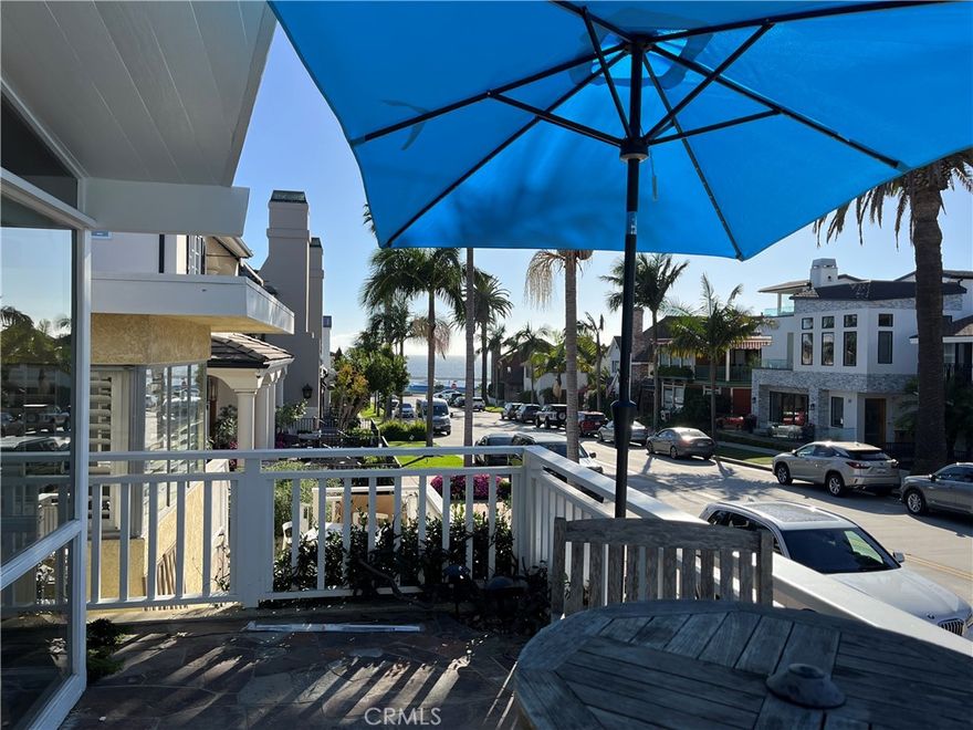DARLING SINGLE-LEVEL COTTAGE HOME WITH PEAK-A BOO- OCEAN VIEWS! Charming 3-bedroom, 3-bath front home located on the highly coveted 200 block, steps to renowned Big Corona Beach. Enjoy views from the living room, kitchen, and front deck patio. This bright, open and updated interior features new wood-like floors, new paint, kitchen includes limestone countertops, new refrigerator, and stainless steel appliances with an inviting dining and living area that flow seamlessly to both the ocean-view front patio and a private interior courtyard patio. The versatile floor plan includes a detached 3rd bedroom suite with its own original cottage-style bath, offering privacy for guests or extended family. Additional conveniences include a separate shared laundry room, one parking space in a 2-car garage with storage, and optional furnishings.

LEASE PRICE INCLUDES UTILITIES; gas, electric, water, gardener, and trash (approx. $500 value)! Includes Electric vehicle charging outlet in garage. 

Enjoy all that Corona del Mar has to offer—walk to restaurants, shops, theaters, the Farmer’s Market, and more. Don’t miss this rare opportunity—this one won’t last!