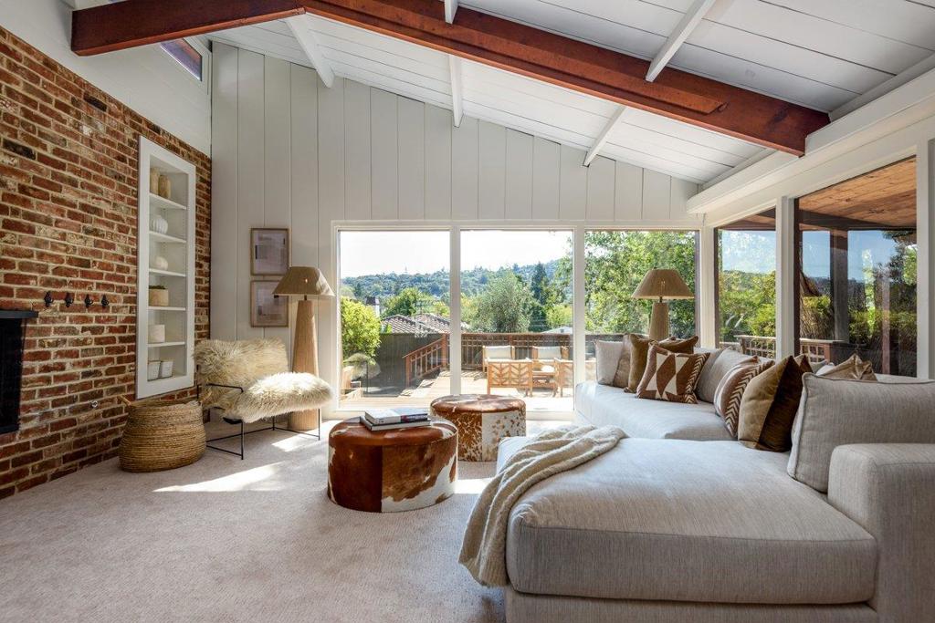 Rustic Elegance with Views! Do not miss the opportunity to own a charming home in the highly desired, White Oaks neighborhood of San Carlos. Open beamed ceilings greet you throughout. Enjoy vistas from the kitchen and dining area which include gas range and stainless appliances. Open floor plan living/family room combo, is surrounded by windows which capture the outdoors. The beautiful views, decks and zen gardens, create the perfect backdrop for enjoying morning coffee, Al fresco dining or entertaining. This two bedroom, one full bath home is located within San Carlos Elementary, Sequoia High School district and with the privacy that comes from being located on a cul de sac. Neighborhood block parties and annual Easter Egg hunt, provide a wonderful community. Proximity to Stanford University, 280 freeway, Silicon Valley business industry, hiking and cycling trails, 22 minutes to SF Airport, minutes from San Carlos downtown, featuring a variety of dining, shopping and local conveniences!
