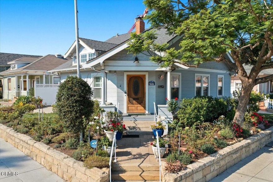 Unique Santa Barbara Opportunity - Commercial or Residential Use.Charming and versatile property in the heart of Santa Barbara, just steps from State Street, the historic Courthouse, Cottage Hospital, and the pier. Originally built as an home, but most recently used as an office, this building offers flexible use as either commercial or residential, with character you must see to appreciate.  The main level features a welcoming reception area  with a conference space at the base of the stairs, two private offices, a kitchen, and a half bathroom. Upstairs you'll find a spacious office/bedroom and a full bathroom. The property's standout feature is the rare wrap-around driveway with space for up to four cars. A rare find in a prime location--schedule your showing today!  This one will go fast.