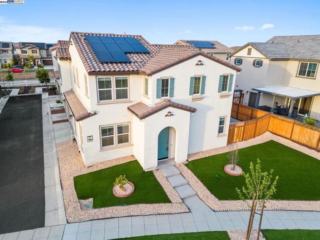 This Executive COLLEGE PARK home was built in April 2021, set on a spacious 5,000 sq. ft. lot. Directly across from a kids’ park and just steps from the 33-acre community park. Both units together offer an estimated rental potential of $5,000/month. Primary Unit – Approx. 1,600 sq. ft. with 3 bedrooms, 2 full bathrooms, and a powder room. Features upgraded finishes throughout. Secondary Unit (Casita) – Approx. 500 sq. ft. with its own address and private entrance, 1 bedroom, 1 bathroom, a full kitchen. washer/dryer hookups, and a separate 1-car garage. Over $80K in upgrades: custom TV wall, luxury vinyl plank flooring, full backsplash, white cabinetry, ceiling fan prewiring, media port, electronic front door lock, smart thermostat, and smart light switches. Energy-efficient owned Solar for added savings.