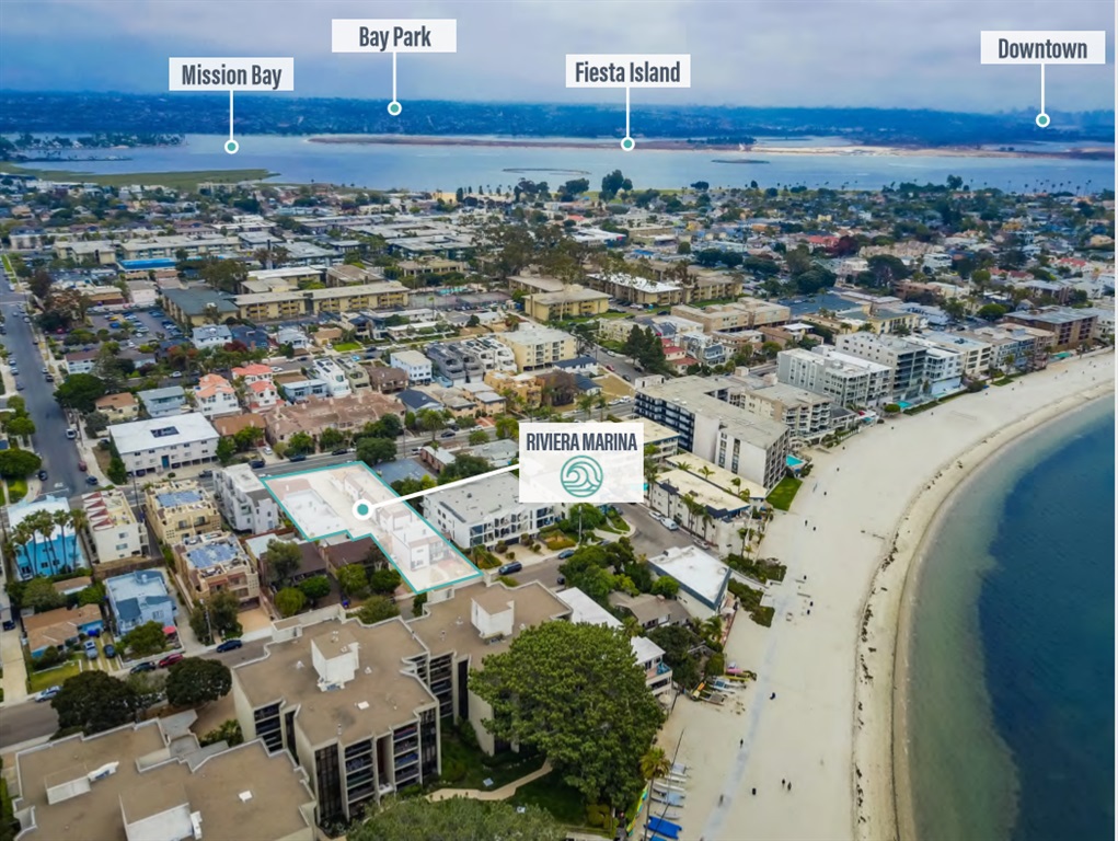Opportunity to own a FULLY LEASED REMODELED, INSIDE & OUT GEM at the Beach with additional rent potential! This 5 building, 12 Unit, multi-family project-Riviera Marina is located just one block from Mission Bay in Crown Point. Riviera Marina is a very unique project that consists of spacious cottages, town-homes, and apartments with 11 – two bedroom units and 1 - three bedroom units. ALL units feature updated modern details with new stainless-steel appliances, quartz counter-tops in kitchens & bathrooms, brand new cabinetry, ceiling fans, double pane windows, walk in showers with tile surround and luxury vinyl plank flooring. Select units feature WATER VIEWS, Fireplace, PRIVATE patios! Each unit has its own parking: 20 surface spaces, 1 - two car garage, total spaces=22. Just steps away or short bike ride from the beach, bay, boardwalk and numerous water activities. Riviera Marina’s prime Crown Point location makes it a PERFECT opportunity for an investor looking for an asset in a highly desirable location. Amenities: None