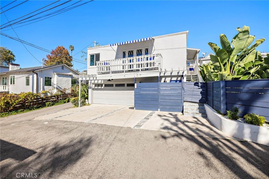 North Laguna lower unit, located just minutes from Crescent Bay Beach, Diver’s Cove, Fisherman’s Cove, and Heisler Park. Small private fenced entryway.Small Fridge with freezer, Space heater, 7ft of quartz counter space +Sink with garbage disposal Bathroom has very small sink, Very nice shower with Rain shower head. Closet with rod and drawers. The prime North Laguna location provides quick access to beaches, coffee shops, grocery stores, restaurants, art galleries, downtown, and nearby hiking trails. The free local open-air trolley stop is just steps away, making coastal travel effortless. utilities included ! Experience the charm and convenience of North Laguna living with sweeping ocean views and beachside lifestyle.