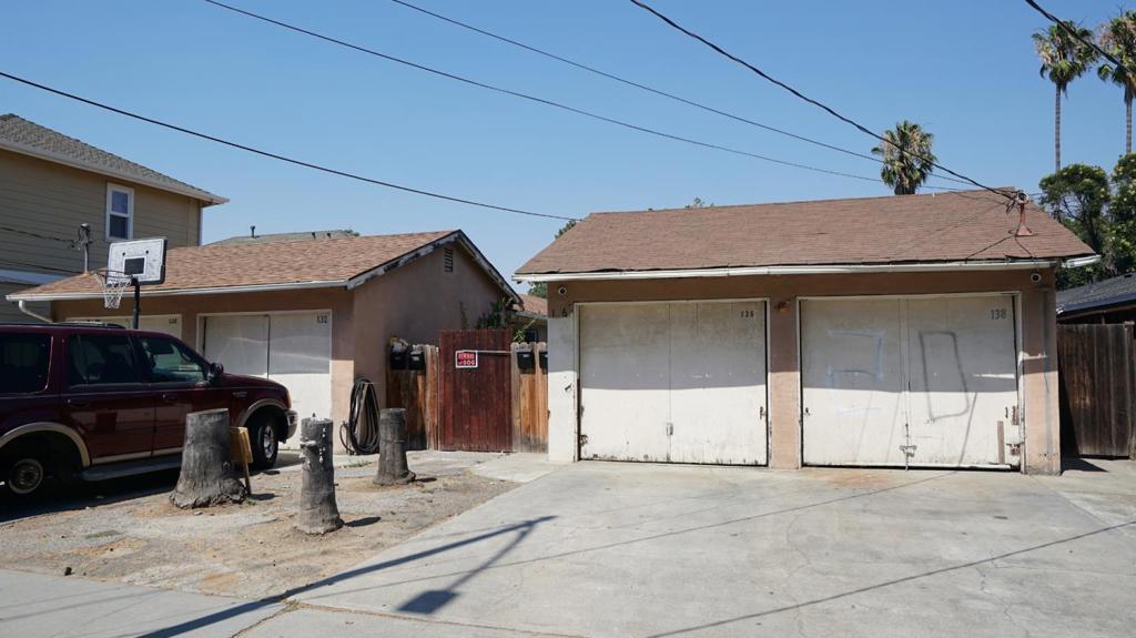 Diamond in the Rough! Very rare opportunity to renovate this hard to find 4-plex (2 separate duplex style) 2,224 square foot multi-family home on a 7,405 square foot lot. All units are 1 bedroom and 1 bath, 550 sf. Each unit has 1-car garage and driveway for parking. Spacious common area, and backyard. Potential good rent, nice downtown neighborhood, close to Downtown and San Jose State University.