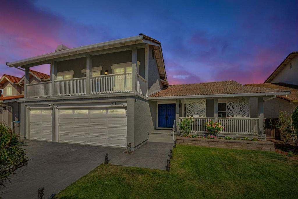 Welcome to this stunning remodeled 4-bed, 3-bath, 2,400 sq. ft home with over $400k in upgrades in the desirable Berryessa/Penitencia neighborhood! A convenient 1 bedroom and 1 full bath on the main level offer flexibility for guests or multigenerational living. The bright, open floor plan features soaring ceilings and custom upgrades throughout. The chefs kitchen showcases quartz countertops, premium cabinetry, and modern appliances, while the bathrooms are finished with elegant tile and designer details. Recent improvements include stamped concrete, elegant flooring, motorized blinds, updated fixtures, and a 3-car garage with epoxy flooring and a mini-split system in Garage. The house is low-maintenance surrounded with stamped concrete perfect for relaxing or entertaining. Ideally located near Penitencia Creek Trail, shopping centers, top schools, BART, and major freeways for an easy Silicon Valley commute. Move-in ready and waiting for its next owner!