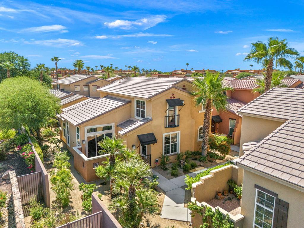 Discover the charm of 52050 Rosewood Lane, nestled in the picturesque community of Codorniz in La Quinta, CA. This exquisite home features 3 bedrooms and 3 bathrooms, offering 1,725 square feet of thoughtfully designed living space on a 3,049 square foot lot.Step inside to a spacious great room and a gourmet kitchen outfitted with granite countertops, a breakfast bar, stainless steel appliances, and a convenient pantry. The dining area seamlessly connects to a private courtyard, perfect for indoor-outdoor entertaining. With one bedroom and a bathroom downstairs, and two master suites upstairs, each with its own en suite bathroom, this home ensures comfort and privacy for all.Additional amenities include a two-car attached garage, gym, and a refreshing community pool. Enjoy the ease of fully furnished interiors. The home also boasts private outdoor space, included parking, and a dedicated laundry room with a washer and gas dryer.This residence offers a blend of luxury and convenience, all within reach of La Quinta's vibrant cultural and recreational offerings. Experience the essence of California staying in this beautiful property.