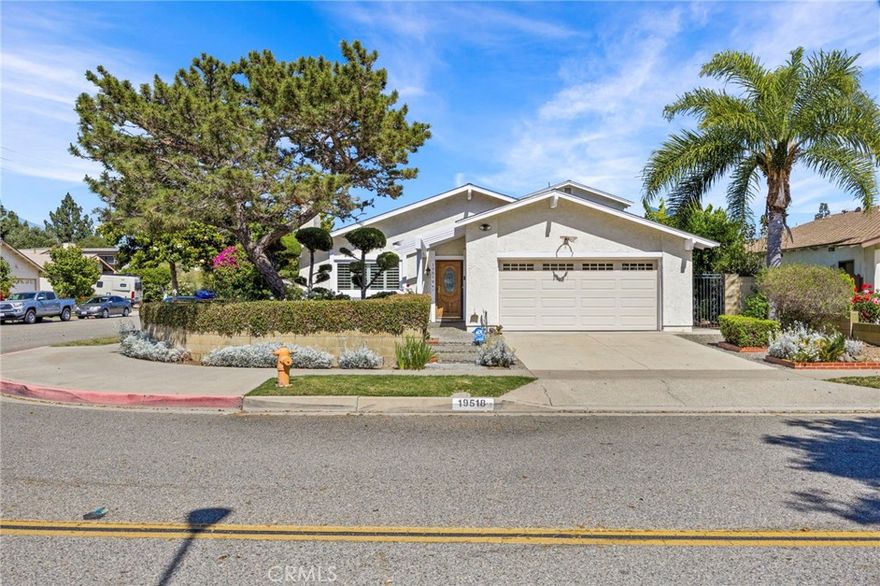 This lovely home is a well maintained, corner lot home. It's tucked in a very nice & quiet Neighborhood of highly desired city of Cerritos. 

As you enter the house, you walk into a Spacious Livingroom with Vaulted Ceiling and a wood burning Fireplace that offers a warm welcome feeling. Living room has a big, well crafted wooden cabinet. You can decorate it per your choice to lift up the living area to another level. First floor has 2 bedrooms & 2 baths and a piano room that can be used as a 5th bedroom. Primary bedroom has a Walk in closet & a full bath. The second bedroom has a 3/4 bath. Second floor has two Bedrooms and a 3/4 bath. 

Adjacent to the living room is the open Kitchen area. It has plenty of storage Cabinets, Center Island & open Dinning Area with large windows looking over the side yard greenery. Dining area freely flows into Family Room with a large patio door that opens up to backyard. This easy to maintain Private backyard can be used for lounging with family and friends. Backyard is adorn with some fruit trees and more space to grow flowers and vegetation of your choice.

It's a must see house that you want to make it your own.