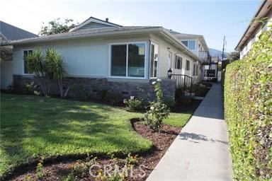 Extensively remodeled 2 Bedroom apartment and one full bath, single level, downstairs in a wonderful 5 unit building. Located on a very quiet street in Arcadia, close to Arcadia High school, shopping, transportation, park & Golf course. It shows like a model! Very spacious bedroom and living area. New double glazed windows throughout, remodeled full bath, new kitchen cabinet with granite counters, new appliances including refrigerator and freestanding gas range. Back patio and front yard with new landscape. One window AC and gas wall heater. Hardwood floor. One year lease, no pet, one-month security deposit. To apply: Rent application needs to be completed with references, full credit report, Verification of employment and income and a copy of the driver's license for each applicant.