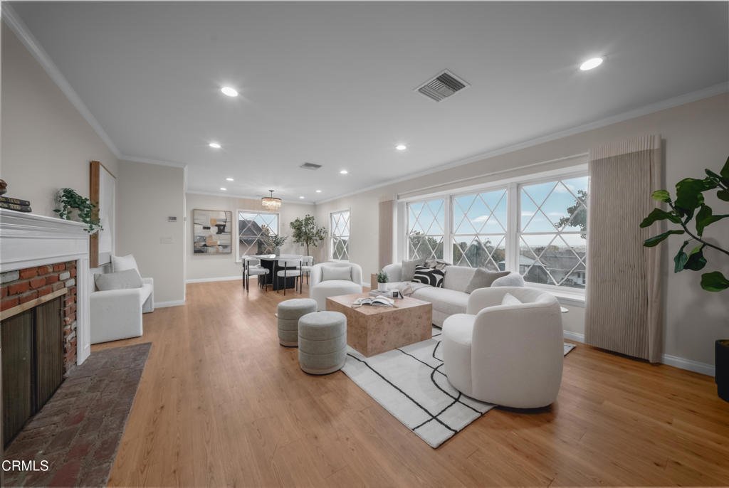 Nestled in coveted Mar Vista neighborhood, this single story upgraded home is situated in a quiet street and offers a rare VIEW of the city lights and even Catalina Island on a clear day! Step inside to discover a thoughtfully remodeled interior, with updated kitchen (2019) with new flooring, custom cabinetry, new appliances - induction range, refrigerator, vent-a-hood, dishwasher, microwave, garbage disposal, and oversized sink. Additional upgrades include new water and waste lines, updated utility room and half bath, recess lighting, 200 amp electrical (2019), new roof (2021), new water heater (2024), exterior and garage re-paint (2024), interior paint (2025), new A/C Heat pump for efficient heating and cooling (2016), and 2-zoned A/C area. With top-rated schools, shopping, dining, and hiking trails just minutes away, this home combines modern upgrades with an ideal location--offering the perfect balance of comfort, style, and convenience.