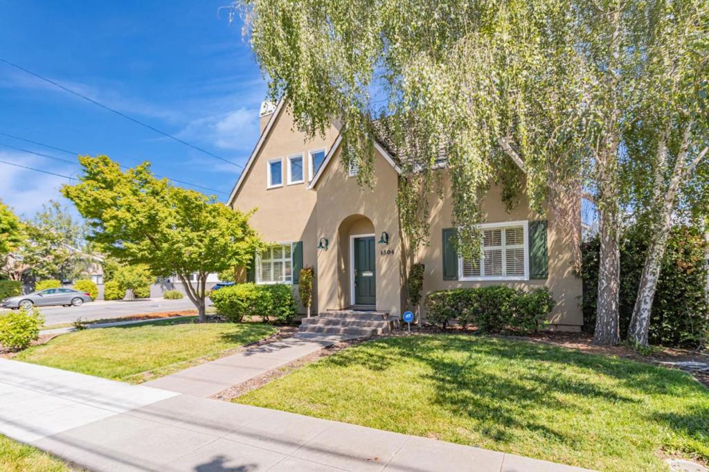 Wonderful location in the desirable RoseGarden. Close distance to many of the great offerings along The Alameda and easy access to the freeways, stores and The RoseGarden. Extensively remodeled and expanded from the original. Offering modern convenience with traditional style. The large kitchen has an island, gas stove, built in refrigerator and easy access to the outside dining patio. Downstairs there is a large bedroom currently used as an office, a full bathroom, formal living room and formal dining room plus a family room, which opens to the large den/recreation room. The rec. room has access to the private back garden through large glass doors. There is an interior laundry room. Upstairs is three bedrooms and two full bathrooms. The primary bedroom has a huge walk in closet, built in storage, a fireplace and vaulted ceilings. Off the primary bedroom is a small outdoor deck for those quiet moments. The primary bathroom is spacious with a spa tub and separate shower, double sinks and vaulted ceiling. Both hall bathrooms are painted with whimsical themes. The two upstairs hall bedrooms are large with good storage. Outdoors is a fenced private back garden with raised beds, brick paver patio and lawn area. The detached garage is for two cars with storage area above.