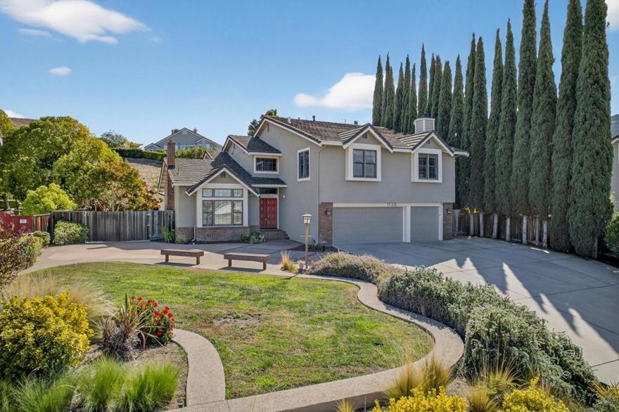 This spectacular home on an expansive 18,000 SqFt premium lot in Glencrest Estates, one of Almaden's most desirable areas.The home offers 3,202 SqFt of living space. Freshly painted interior throughout. This home Includes 4 beds, 3 baths, spacious living room w/fireplace, and a formal dining area. The eat-in kitchen boasts SS appliances, an island, premier six-burner Viking gas cooktop w/griddle & 2 ovens. Separate family room has a wet bar, fireplace, drop-down projection screen, & surround sound, creating an ideal environment for relaxation. Main level has a bedroom, full bathroom, & indoor laundry room. The upstairs X-Large en-suite features a walk-in closet, private balcony. The en-suite bath offers 2 sinks, jetted tub, stall shower, & private WC. Upstairs has 2 add'l bedrooms, full bath, & large family room/den w/ fireplace.The beautifully landscaped backyard has a large deck with built-in seating ideal for outdoor entertainment. Detached permitted 1100 SqFt hobby house w/ 1/2 bath, baseboard heating, A/C, water/electrical is ideal for an ADU conversion,  Other amenities include dual-zone controls, whole-home fan, dual pane windows, sprinkler system, 3-car garage, and RV parking. Conveniently located near trails, shopping, dining, parks, schools, community swimming pool.