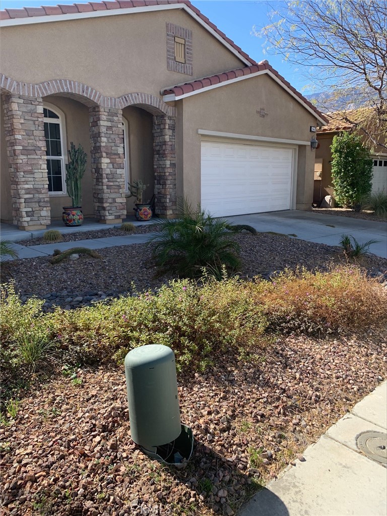 Welcome to Four Seasons Palm Springs, a premier 55+ community! This 2BR + Den, 2BA home offers 2,023 sq. ft. of stylish living with an open floor plan, luxury vinyl flooring, spacious kitchen w/ marble counters & stainless appliances, and a cozy fireplace. Bedrooms are split for privacy, and the versatile den can be used as a 3rd bedroom or office. Enjoy a low-maintenance yard backing to a preserve with potential mountain views. Recent upgrades include a new AC unit & dual-pane windows. Community features pools, spas, tennis, pickleball, fitness classes, and a clubhouse with events year-round!