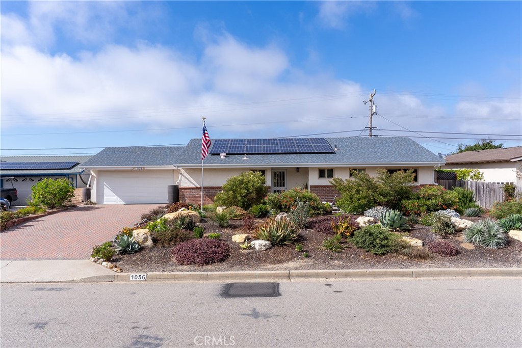 Discover your Dream Home, located on the Sunny North side of Los Osos with Morro Rock and Hollister Peak views, you will discover this cozy single-story three bedroom, two bath home with plenty of space for all! This home was recently renovated, updated and modernized with a complete make-over including plumbing, electrical, new flooring, new dual glazed windows, can lights, heat pump for heating and cooling and a beautiful, remodeled kitchen with extra deep Ashwood cabinets, solid stone counter tops, a stylish tiled backsplash, under lighted upper cabinets, stainless steel appliances and an electric induction cooktop stove. Both bathrooms were remodeled with high-end tile flooring, cabinets, counter tops, fixtures and tile.
The scenic backyard is a paradise with easy to care for low maintenance drought- resistance landscaping, a productive citrus tree, masonry walking paths & fully privately fenced with views of Morro Rock and Hollister Peak. This all-electric home has an owned solar system, that will eliminate most of your monthly electric bills.
Give us a call to schedule a walk-thru today!