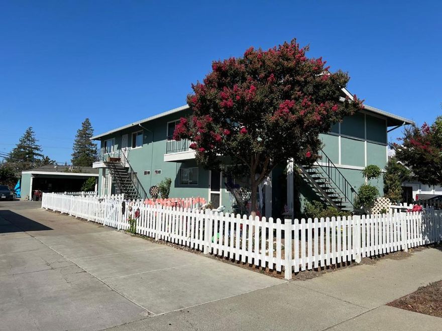This amazing Campbell 4-plex offers a fantastic stable cash flow with strong income. This is a rare find with each unit having access to individual yard spaces. This property has been well maintained with copper plumbing, newer exterior paint, roof replacement in 2015, newly remodeled Apt #4 and recently remodeled Apt #3. This property boasts an impressive 3,747 +/- square feet with a large 3 bed/2 bath apartment downstairs, a generous size 1 bed/1bath downstairs and two spacious 2 bed/1 bath units upstairs. The pictures enclosed are of Units 2 and 4.  Unit 2 is currently vacant and the gross income disclosed includes a pro-forma for Unit 2 of $2,300/month based on the last tenant rental amount.  There are minimal pictures due to tenant privacy. All offers will be subject to buyer's investigation and access to all units. Walk to amenities such as John D Morgan Park and to conveniences at the end of the block such as Safeway and other retail stores. In addition, this prime Campbell location is less than one mile away from Downtown Campbell. Income and expense numbers are approximate.