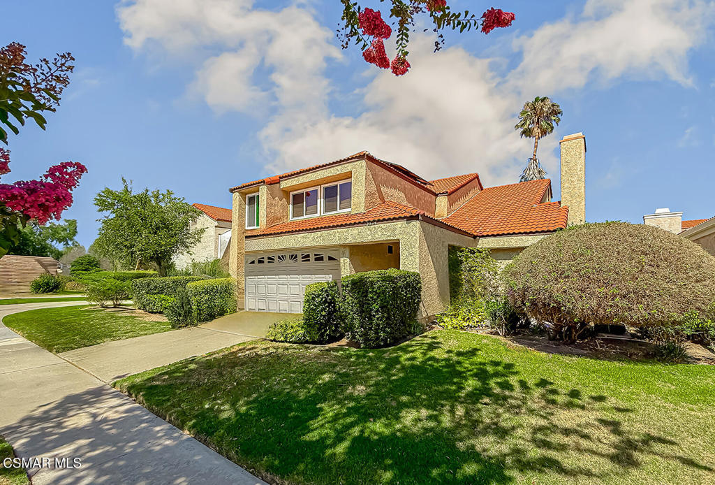 Discover your dream home in the heart of cental Simi Valley, nestled in a serene cul-de-sac. This stunning pool home offers ample space and a perfect blend of comfort and style, featuring 4 bedrooms and 3 bathrooms, including a spacious master suite.The backyard retreat, which boasts a beautifully resurfaced heated pool, hot tub, and gazebo (included!). This outdoor oasis is perfect for enjoying hours of relaxation and fun in the sun. The home has been thoughtfully upgraded, with new windows and doors replaced in 2015, enhancing energy efficiency. The furnace and air ducts were updated in the same year, and a brand-new air conditioning unit is set to keep you cool in 2025. Additionally, a transferable and upgradeable solar system is in place, perfect for those with electric vehicles.The kitchen shines with freshly painted cabinets, sleek new hardware, and a stylish faucet added in 2025. All appliances are included, making this home move-in ready with a gas stove, refrigerator, dishwasher, and microwave. The beautiful bathrooms also deserve special mention; the master bath and second bath have both been newly remodeled in 2025, while the attractive half bath received a stylish remodel in 2017. For your convenience, the home includes an attached 2-car garage, protecting your vehicles from the elements. The community perks are just as enticing, with a low HOA of only $45 per month, which offers fantastic amenities including rv storageDon't miss this incredible opportunity to own a beautifully updated home in one of central Simi's most desirable neighborhoods.