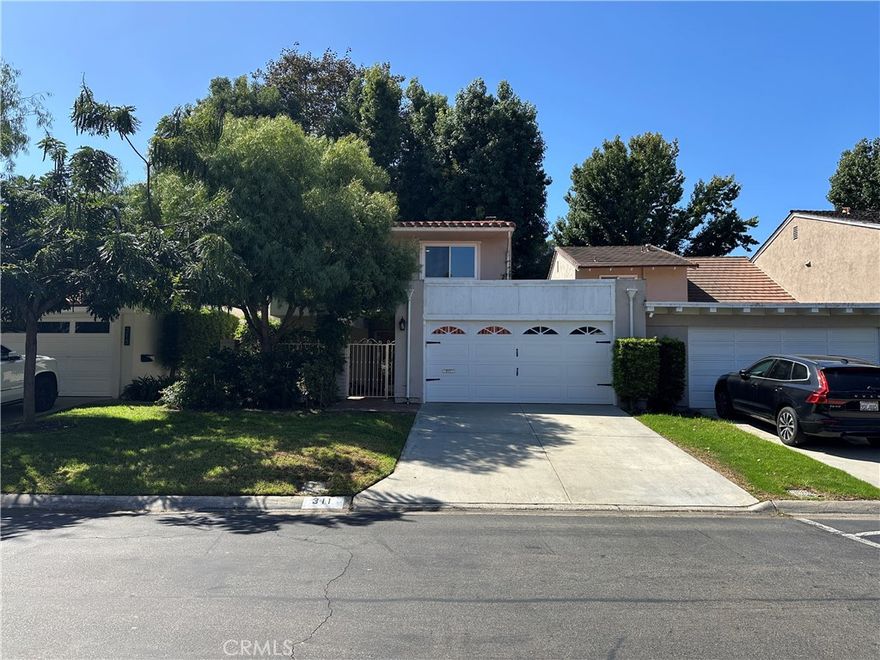 Move in ready!  Welcome to the perfect family home:  311 Vista Suerte in the Eastbluff neighborhood of Newport Beach.  1,860 square feet of living space, 3 bedrooms, 2.5 bathrooms, a dining area, and attached 2-car garage.  Top schools.  Only 250 steps to Eastbluff Elementary School. Just 1,000 yards to Corona del Mar Middle and High Schools.  Private gated entry.  Spacious living room.  Vaulted ceilings, fireplace, two sliding glass doors.  Updated kitchen offers a 6-burner range with griddle, double ovens, abundant counter space.  Luxury vinyl plank flooring, recessed lighting, crown moldings, chair rail molding, motorized shades, ceiling fans, dual-pane windows.  Upstairs, the primary suite features vaulted ceilings, custom built-ins, a walk-in shower, marble vanity, greenbelt views. Two additional bedrooms - one with vaulted ceilings and built-ins, the other currently used as an office with plantation shutters - share a remodeled bath with marble vanity and tub/shower.  The back patio includes an oversized barbecue, hardscape, landscaping, and direct access to the greenbelt.  Steps away from the largest the community pool in Eastbluff and the Newport Beach Tennis Club.  Convenient to Fashion Island, John Wayne Airport, the Back Bay.  As of October 7, 2025, this is the least expensive SFR in Newport Beach (-$2). Quick close possible.