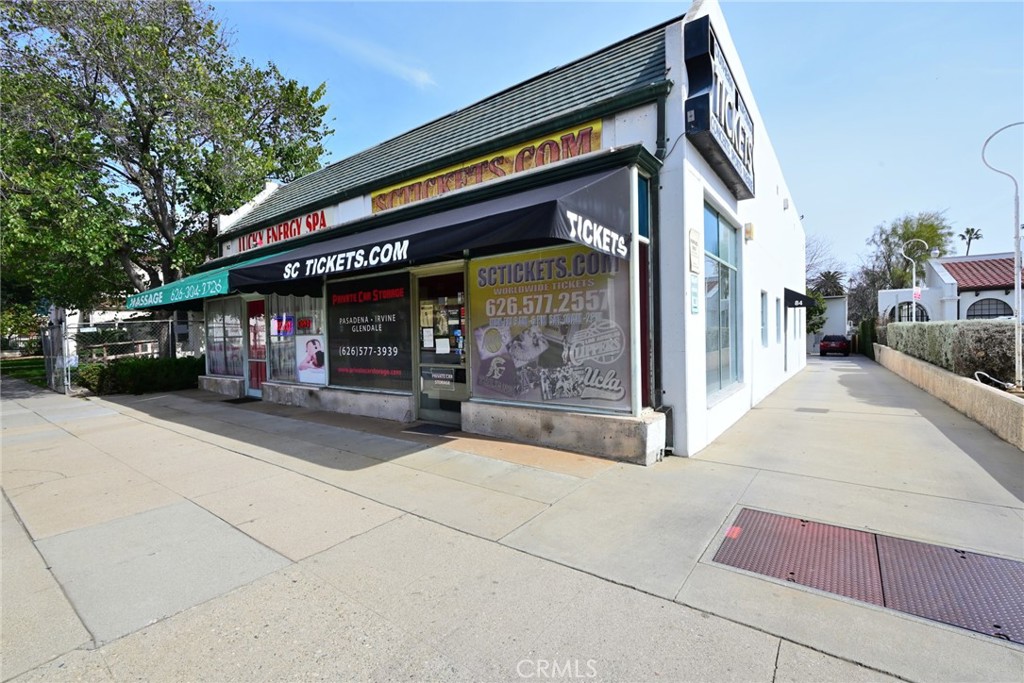 3rd Price reduction! Prime Mixed-Use Owner-user/Investment opportunity on Hill Ave, Superb location crossing Colorado Blvd and south of 210 FWY, Excellent Exposure with Superb Demographics, Seller MAY CARRY Up To 60% LTV at 5% fixed for 5 years!
The property is a value-add mixed-use (retail/residential) property with superb exposure right on Hill Ave and located south of 210 FWY with Colorado Blvd as its nearest cross street. This is the first time this property is being offered for sale for more than 20 years! The property has a wide 60ft exposure on Hill Ave and offers a CG (Commercial General) zoning which should allow much higher density redevelopment options (buyer to verify). It enjoys a high traffic volume of ±21k cars per day and has superb demographics with ±$133k average household income within a mile radius. For a qualified buyer, Seller may carry a 60% LTV (40% down payment) secured by a 1st Trust Deed against subject property with 5% interest rates on a 5-year fixed Interest Only and 5-year term (balloon payment at end of year 5).
The property has a total of ±4,366 SF building size on a large ±9,327 SF CG Zoned lot and consists of 2 separate buildings. The front building is a two-story retail building with about ±3,100 total square footage (±69% of the building – buyer to verify) and the back building is a small two-story residential building (4 units).
The front building is split up into 3 separate suites. All the tenants are month-to-month, and the rents are significantly below market. Unit #84 is recently vacant and has about 2074 sf space with the main space has 14ft high ceilings (see pictures).
The back residential 4 units tenants are also on month-to-month agreement and the rental amount is also significantly below market. The back residential building consists of 2 small 1bed+1bath and 2 small studio units (estimated sizes are in the rent roll). This rental upside provides clear opportunities for a savvy buyer to come in and increase the income immediately.
The property is located within the central Pasadena area (near Pasadena City College and California Institute of Technology), south of 210 Freeway and just within minutes to Old Town Pasadena area. Boasting a Walk Score of 87 with SUPERB demographics, it offers a superior location with easy access to FWY 210 and FWY 134. It is approximately a mile away from Pasadena Playhouse District, and around ±1.8miles from Old Town Pasadena.