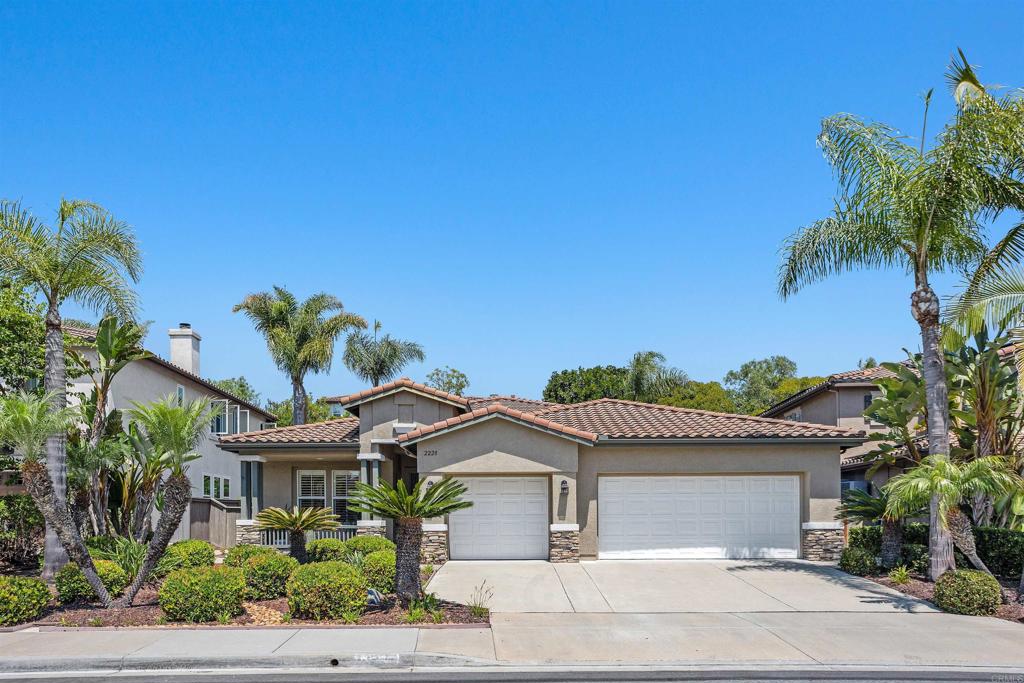 Single Level in La Costa Valley that you can call home! This is currently a 3 bedroom home plus office (office can be converted to 4th bedroom). It features a spacious backyard that is low maintenance and private for entertaining, and a hard-to-find 3 car garage! Walk out to your backyard through the sliding glass doors from both the kitchen and master bedroom. Abundant windows with plantation shutters allow natural light to flood the rooms. It offers a refreshed look with new, plush carpeting and painted rooms. Enjoy a quaint cul-de-sac street with only a handful of homes and friendly neighbors to welcome you! As part of the La Costa Valley Association you have access to a primo community pool, tennis and pickleball courts, and park. Fantastic amenities for all to enjoy. Although you may be tucked away in a quiet corner of the valley, you are only a few minutes from all the action of Encinitas shopping and dining on El Camino Real, along with La Costa Town Square and the Forum. Elementary, junior high and high schools are also nearby. Don't be surprised if this home doesn't last on the market long. Make an appointment to see this beautiful home today!