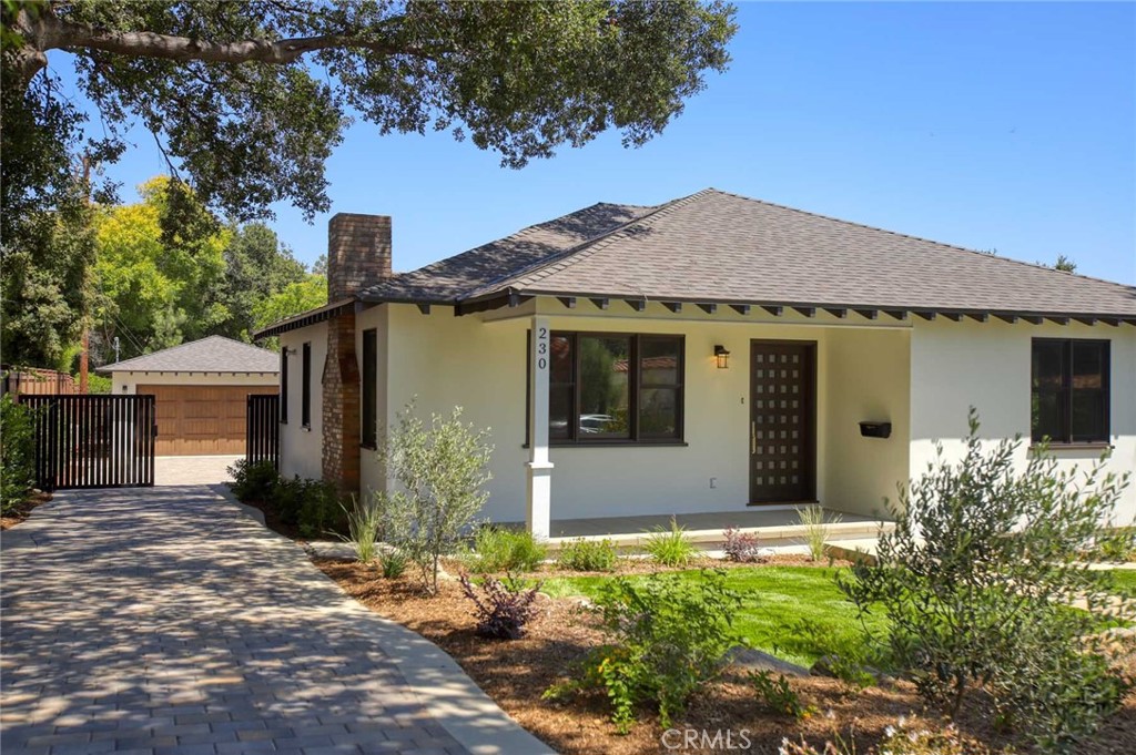 Stunning Newly Renovated and Constructed Home with Pool, Bonus Room & ADU Potential
Welcome to your dream home in the picturesque foothills of Sierra Madre. This newly renovated custom-built residence offers 2,348 sq ft of total living space, combining luxurious design, modern convenience, and exceptional indoor-outdoor flow.
The main home features 2,183 sq ft of thoughtfully designed space with 3 generously sized bedrooms, each with its own en suite bathroom and ample closet space. The primary suite boasts custom built-in closet cabinetry and a beautifully appointed bathroom for a true retreat experience.
At the heart of the home is an open-concept kitchen, dining, and family room, perfect for entertaining and everyday living. The chef’s kitchen features premium Thermador appliances, custom cabinetry, a large center island, and a spacious walk-in pantry. This bright, airy living space opens directly to the covered patio and backyard oasis, where you'll find a sparkling pool and spa, ideal for year-round enjoyment.
The outdoor living area also includes a built-in BBQ, making it the perfect setup for entertaining, relaxing, or al fresco dining.
Behind the garage, a 165 sq ft bonus room/pool house offers flexible use as a 4th bedroom, office, or recreation/media room, complete with its own full bathroom—perfect for guests or a separate owner’s retreat.
The garage is fully plumbed and ready for conversion to a future ADU, with hookups in place for a kitchen and laundry, providing excellent rental or guest suite potential. The driveway is wired for 220V outlet for easy EV charging.
Quiet, tree-lined street just minutes from downtown Sierra Madre, hiking trails, and award-winning schools
This is a rare opportunity to own new construction in one of Sierra Madre’s most coveted neighborhoods.