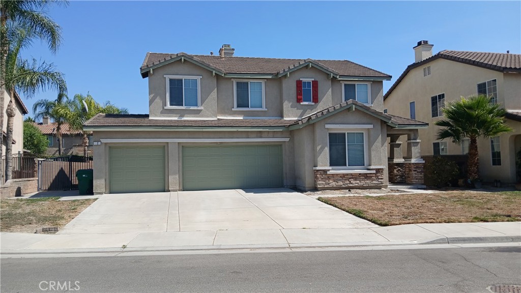 Beautiful inside and large flat back yard with RV Parking. 4 bed 3 bath includes downstairs bedroom and full bath. 3 car Garage with tons of overhead storage shelves and RV parking. HUGE Loft. New paint and vinyl plank flooring throughout home. Full outdoor kitchen on large cement patio. Turnkey and ready for you to move in. Owner is Landlord, No middle men.