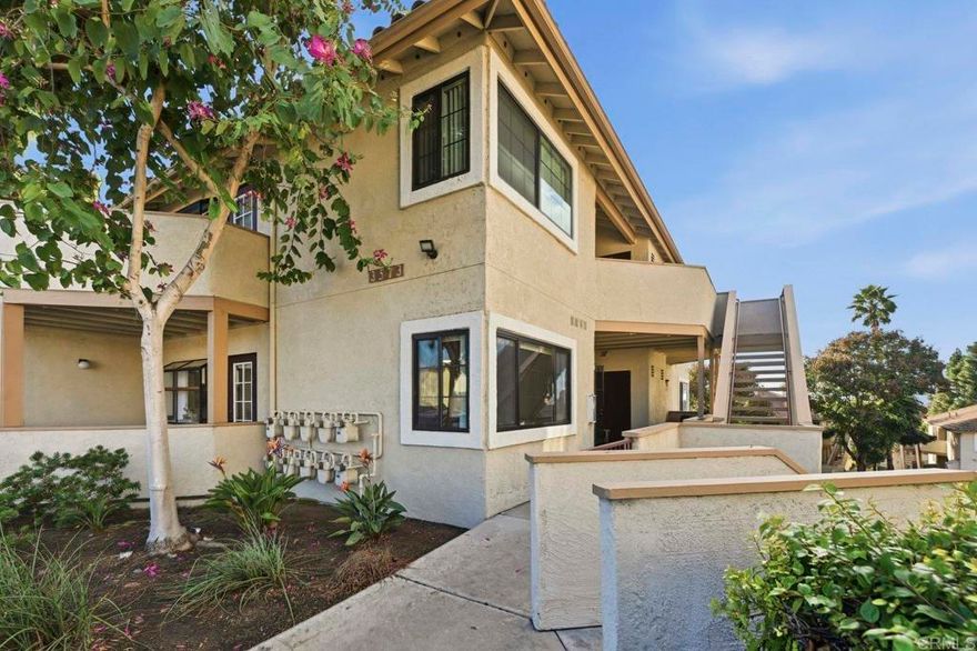 Welcome home to 3573 Paseo de los Californianos #273 in the highly desirable Vista Way Villa Condominiums! This inviting 1 bedroom, 1 bath, 744 sq. ft. ground floor end unit offers comfort, privacy, and unbeatable convenience. Enjoy an easy flow layout with a bright living space that opens to a private patio, perfect for relaxing and enjoying the coastal breezes. The home features in unit laundry plus a detached garage and an additional assigned parking space for both of your vehicles. Enjoy resort style amenities in this gated community including a sparkling pool, hot tub, BBQ area, tennis/pickleball courts  and lush landscaped grounds. Just minutes to shopping, dining, beaches, easy freeway access and everything that the Oceanside lifestyle has to offer.  Ready to move in and enjoy coastal living at its best!