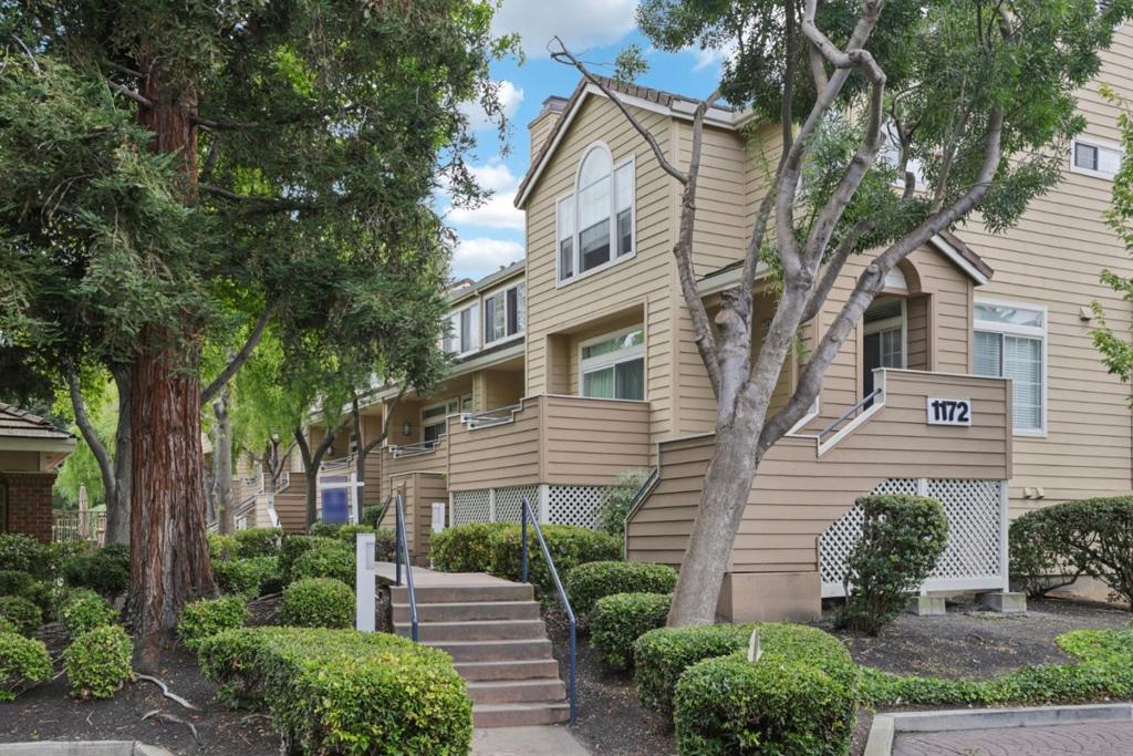 Welcome to this beautifully updated townhouse in the popular Sunnyvale community! This spacious home features 3 bedrooms and 2.5 bathrooms, offering nearly 2,000 square feet of living space. The renovated kitchen boasts fresh paint, stainless steel appliances, and a modern, open layout that flows seamlessly onto a private terrace through sliding glass doors. Upstairs, the three bedrooms feature vaulted ceilings, adding to the homes bright and airy atmosphere. A versatile bonus room on the ground floor can serve as a gym, home office, media room, or additional living space. The bathrooms have been newly updated with stylish finishes, contemporary vanities, upgraded fixtures, and even a smart toilet for added comfort and convenience. A brand-new HVAC system ensures year-round efficiency, providing peace of mind and modern comfort. Two balconies, conveniently located at the front and back of the house, bring in natural light and provide fresh outdoor enjoyment. The family-friendly community offers a pool and childrens play area, with major Bay Area employers, restaurants, parks, and shops nearby. Easy access to highways 101 and 237 makes commuting a breeze.