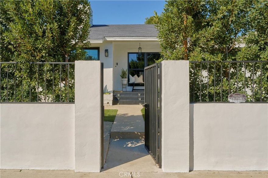 This home is located in the heart of Sherman Oaks and offers the perfect blend of contemporary and upscale character with all the charm and quality embedded  in this remodeled gorgeous home ! The home is filled with natural sunlight and has kept its gorgeous original oak hardwood floors, breathtaking back-to-back brick fireplace, and unique diamond-paned picture windows that add a touch of class and style to each room.  The bonus room can be used as an  office, playroom or third bedroom as it offers a  flexible opportunity of use!  The  living room is very spacious and excellent for entertaining your guests as it radiates a  relaxing atmosphere of comfort and luxury for all to enjoy. The three bedrooms offer plenty of space to keep organized, maintain your own privacy, and relax.  The kitchen has many upgrades that provide a gourmet chef style kitchen with an open floor plan allowing a nice  flow and appeal of  easy access into your formal dining area, your outside covered patio, and your private enclosed sunroom to utilize for all kinds of different occasions. The two  bonus rooms  can be utilized as an artistic music  studio,  office, or other unique options  that may suit your needs and style.  The yard offers plenty of Outdoor space to enjoy a BBQ family gathering with a fully covered patio that is well laid out and designed for entertaining. The mature landscape has a built in drought-tolerant system that can sustain heavy rains and endure the different types of weather with an automatic drip system in the front and backyard.  All areas of this spacious home offers plenty of space to relax and enjoy all of the luxury, comfort & style  inside and outside. The garage  features  two side by side parking spaces plus a large storage area. This is a prime location in the heart of Sherman Oaks with easy access to the Westfield Shopping Mall, Whole Foods, Trader Joe’s, Riverside Drive, the top rated  Charter Elementary school, it is a few blocks  from Ventura Blvd and has easy freeway access. The fully renovated kitchen is a chef’s dream—featuring a marble island, brand-new cabinetry, top-of-the-line appliances, and smartly designed storage cabinets. Additional updates include a new HVAC system and energy-efficient windows ,helping ensure comfort and maintaining the  temperature year-round. The location of this home is among the top - rated schools such as the Riverside Drive Charter School & Notre Dame Highschool.