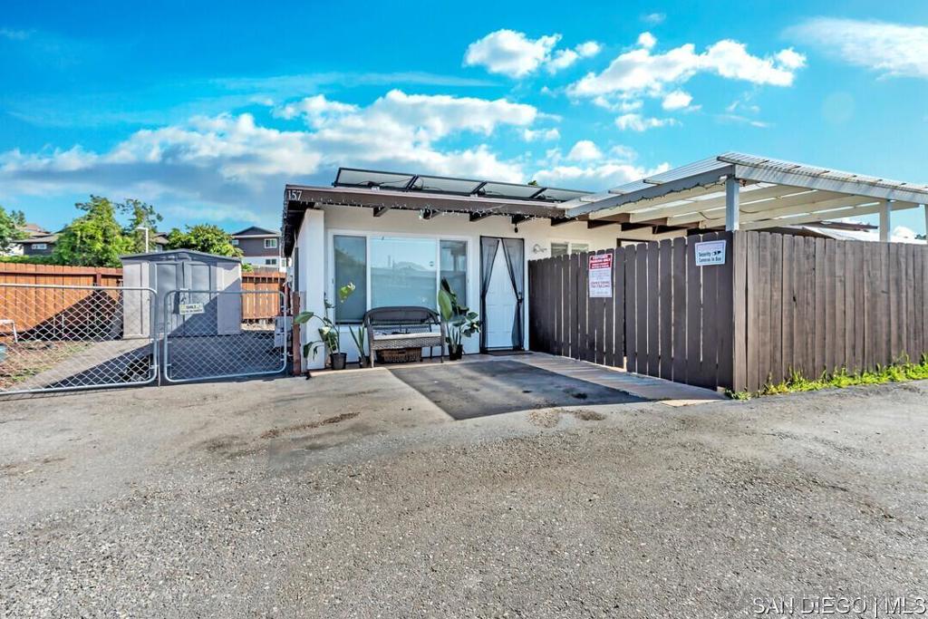 Minutes east of interstate 78, this Vista duplex offers a strong opportunity for investors or those seeking multi-unit rental income. Each of the two 2-bedroom, 1-bathroom units features private patios and sits on a generous 9,500 sq ft corner lot. Conveniently located near downtown Vista and major shopping centers along S. Santa Fe Ave, with easy freeway access in under 5 minutes. An RV is currently on-site and may be sold separately. Previously rented at 2,000/month, it benefits from the property's leased solar system. Don't miss this income-generating opportunity in a growing market.