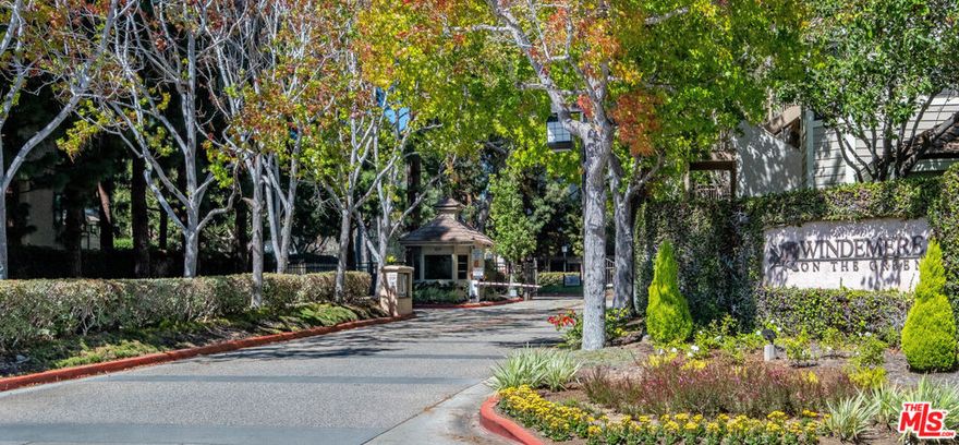 Experience refined living in this spacious 1,298-square-foot, two-bedroom, two-bathroom residence located within Windemere on the Green, a beautifully maintained, gated community offering an impressive array of resort-style amenities. Designed for modern comfort and effortless entertaining, the open-concept layout centers around a gourmet kitchen featuring LG and Bosch stainless steel appliances, generous counter space, and ample cabinetry. The living and dining areas flow seamlessly onto an expansive wrap-around balcony, accessible from multiple rooms, creating a strong indoor-outdoor connection ideal for Southern California living. Thoughtfully appointed, the interior blends warm laminate and plush carpeted flooring, enhancing the inviting ambiance throughout. Additional features include in-unit laundry, a new HVAC system, new carpeting in the bedrooms, abundant storage (including a storage closet on the patio), and two assigned side-by-side parking spaces in a spacious subterranean garage. Residents of Windemere on the Green enjoy exclusive access to resort-caliber amenities, including multiple pools and spas, a fully equipped fitness center, a clubhouse for gatherings, and lush, meticulously landscaped grounds all within a secure, well-managed environment. With its expansive layout, quality finishes, and unbeatable location (one block from the weekly Farmer's Market), this residence presents an outstanding opportunity to enjoy the best of South Bay living in a tranquil, amenity-rich setting.