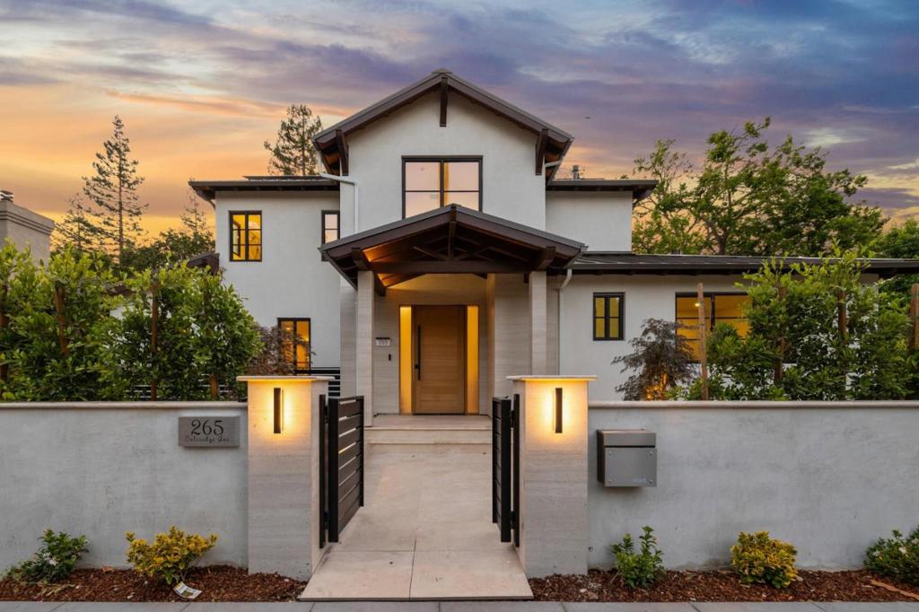 Experience the pinnacle of contemporary living in this brand-new 5,153 sq ft nestled in one of Palo Altos most coveted neighborhoods. With 6 spacious bedrooms, 6 elegant full baths, 2 stylish powder rooms, and dedicated living, family, dining and entertainment rooms, this residence is thoughtfully designed for modern and comfortable family life. Step inside to elegant entry, crisp modern shaker cabinetry, and striking Cristallo quartzite countertops that elevate the gourmet kitchen. The open-concept layout flows effortlessly to a serene, landscaped backyard with a covered heated patio and built-in BBQ perfect for indoor-outdoor entertaining year-round. Smart living is built-in with a full Control 4 automation system. Spa-inspired bathrooms, a 2-car garage, and high-end luxurious finishes throughout complete the picture. Located near top-ranked schools, downtown Palo Alto, and major tech campuses, this home is a rare blend of luxury, function, and location.