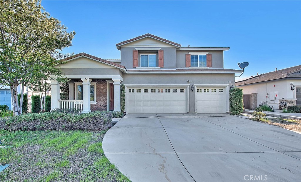 Sophisticated Living in a Quiet Cul-de-Sac. This elegant two-story residence offers 4 bedrooms, 3 bathrooms of thoughtfully designed living space. Interior highlights include soaring ceilings, abundant natural light, and a contemporary open layout. The kitchen features granite countertops, seamless integration into the spacious family room, complete with expansive windows and a fireplace - ideal for both everyday comfort and entertaining. The primary suite provides a serene retreat with a spa-inspired bathroom and a generous walk-in closet. A main-level bedroom and full bath offer convenience for guests, while the upstairs loft presents flexible space for a home office, media room, or creative studio. The backyard is well-sized and versatile, perfect for outdoor gatherings or peaceful evenings. It also has room to put in a nice size ADU. Located near parks, shopping, and well-rated schools, with easy freeway access, this home combines upscale living with practical convenience. Stylish, spacious, and move-in ready.