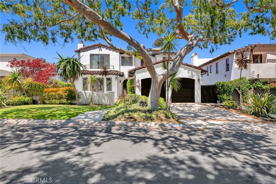 This fabulous Spanish Hacienda has everything you need.  The two story home has a finished basement and a roof deck.  The living space is made up of 2749 square feet.  The basement is 1570 square feet and has a full bath, wet bar, and endless opportunities. The covered patio makes up 533 square feet and rest of the patios and balconies make up 500 square feet.  The 239 square foot roof deck boasts panoramic ocean views, as well as views of the city and the Palos Verdes hills.  The builder spared no expenses, using blue lumber (mold & termite resistant), mold-resistant drywall, tankless water heaters,  wood windows, custom-made cabinets, distressed wood floors, and Spanish-style pavers.  The dramatic entryway is made up of beautiful arches and wood beams/corbels.  The extra-large kitchen has a center island with a sink and Viking appliances, including a fridge and two dish washers.  There are two master bedrooms--one on each floor.  The outdoor fireplace on the covered patio is a perfect entertaining space.  If you've always wanted a custom home in the Riviera, this one's for you.  Please note that the view is only from the roof deck.
