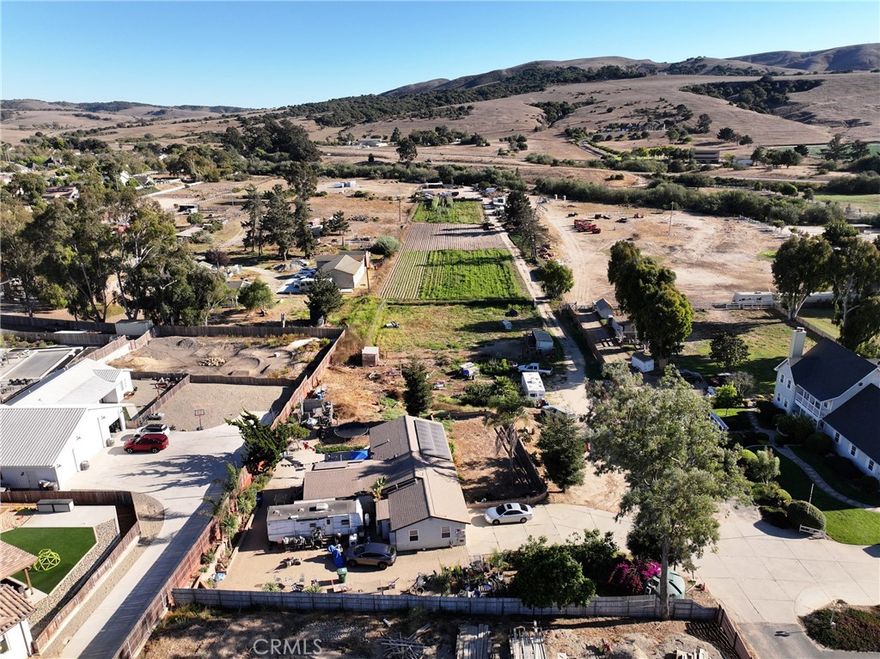 Endless Potential Awaits at 1418 Solomon Rd, Orcutt, CA! 

Nestled in the heart of the charming town of Orcutt, this unique property offers the perfect canvas for your dream lifestyle. With almost 5 sprawling acres of land, the possibilities are truly limitless—create your own vineyard, design a horse property, expand with additional structures, or simply enjoy the wide-open space and privacy.

The existing 3-bedroom, 2-bathroom home (1,391 sq. ft.) is cozy and full of character, ready for your vision and creativity. Whether you're looking to renovate, reimagine, or rebuild, this home offers the foundation for something truly special.

Step outside and take in the expansive views, open skies, and the serene atmosphere that Orcutt is known for. Despite the rural feel, you're just minutes from charming local shops, restaurants, and award-winning wineries along the Central Coast.

This is more than a property—it's a rare opportunity to create the lifestyle you've always dreamed of. Bring your imagination and make 1418 Solomon Rd your forever home, retreat, or investment!