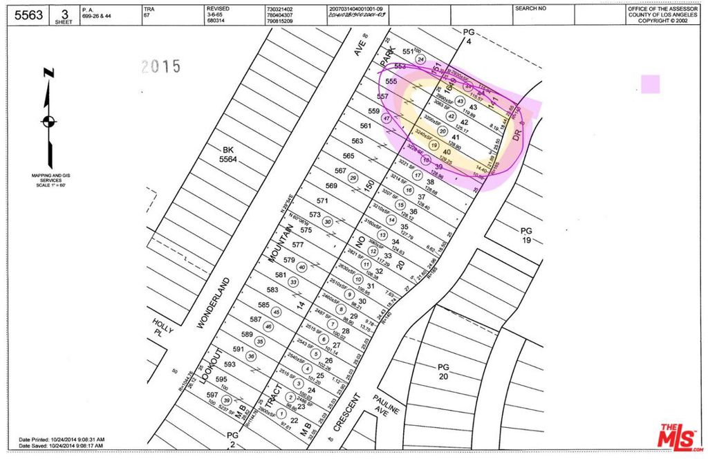 Rare West Hollywood Hills Development Opportunity. Two vacant adjacent lots (approx. 6,000 SF total, 60' frontage) in a prime West Hollywood area. One of the many perks is that Utilities are near by. This is a 2 lot package developer's special. Both lots sold together. APN# 5563-003-042 & 5563-003-043.