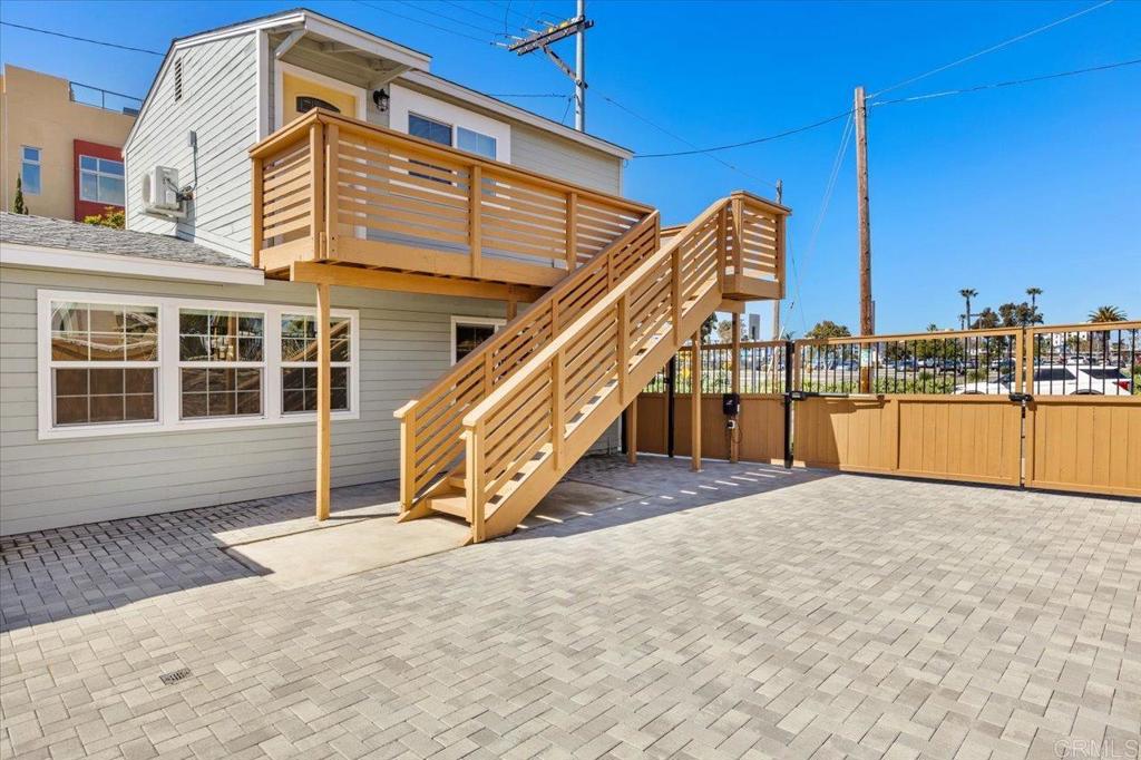 Beach living in Oceanside! This newly built one bedroom/one bath is its own upstairs unit with an ocean view! Enjoy your private access staircase with it's own private balcony. Everything inside this unit is brand new. New kitchen counter tops, new kitchen cabinets, new appliances, new flooring, new bathroom vanity, new shower, new paint, and wait for it... new AC unit! There is one covered, designated parking stall for this unit within the property's security gate. There is also plenty of off street parking. Walk to restaurants, breweries, coffee shops, retail shops, train station, farmers market, and more! This 1 bedroom is part of a triplex. Complex comes complete with a free laundry room and a common area with patio furniture. NO pets, NO smokers please.