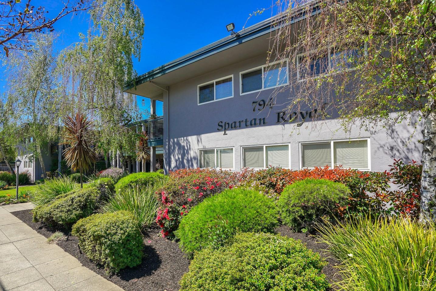 Built in 1965, the Spartan Royal boast an impressive mid-century aesthetic and offers a mix of spacious, well-designed one and two bedroom units. It has undergone significant renovations over the last 5 years with approximately 35 of units having been upgraded with new appliances, solid wood cabinets, granite counters, dishwasher installation, elegant lighting and plumbing fixtures, premium carpeting and LVT or tile flooring. Each unit also features a patio or balcony, all electric kitchens with in wall electric heating and ample interior closet space. The property has also undergone significant exterior and common area improvements including complete repaving of the parking area, a modern exterior paint scheme, 100% replacement of windows/sliders, replacement of hand and guardrails throughout, new mailboxes, and a beautiful fountain at the interior entrance of the property. The property features a controlled access parking area with covered and open parking.