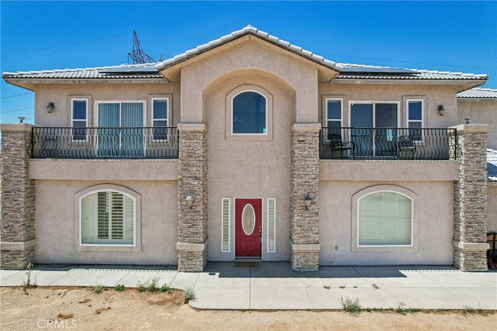 Beautiful pride of ownership 2 story home with views on 4+ acre lot in the highly desired area of Oak Hills.
This wonderful property features 4 bedrooms, 3 baths (1bedroom and bathroom downstairs), high entry ceiling with fireplace, 3 balconies with awesome views, separate living, dining and family room areas, updated kitchen, flooring, lighting, custom paint, spacious laundry room on first level and loft upstairs.
Solar panels included.
The huge backyard has a built in covered patio and plenty of room to make it your personal retreat for entertainment or just to relax. 3 car garage with electric vehicle charger and direct access for your convenience. This home is centrally located and close to all including Top rated schools, shopping, restaurants and freeways. This one is definitely a must see and will not last!!