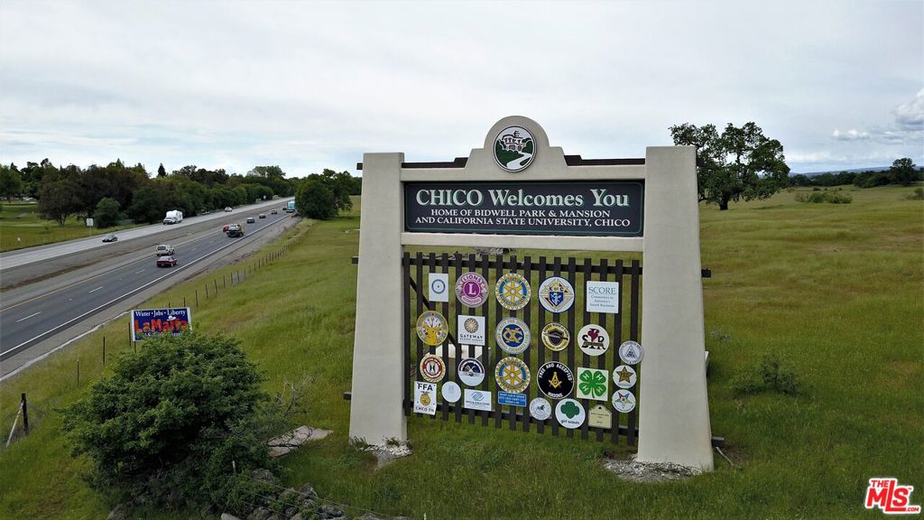 Don't miss this opportunity to purchase a large property that serves as the southern gateway to Chico on Highway 99. This part of Nance Canyon Ranch consists of five APNs which make up two legal parcels. The APNs included are: 040-060-058 through -062. The sloping topography is perfect for either a solar development (sits within the Butte Country Solar Overly Zone) or grape growing (further north Vina historically had vineyards). Take a look at this beautiful landscape that offers service to the communities of Chico and Paradise. Call LA2 for a tour.