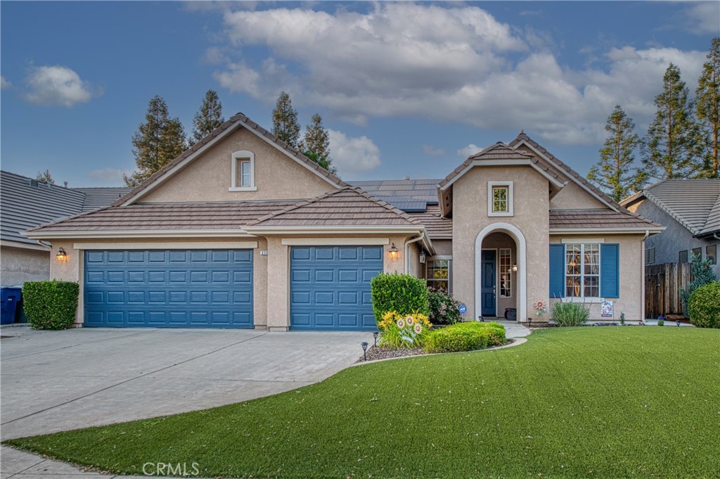 Newer Spacious Single-Story Home with 3 Bedrooms + Flex Room in Clovis. Welcome to this beautifully maintained single-story home in the heart of Clovis, offering 3 spacious bedrooms plus a versatile flex room ideal as a 4th bedroom, home office, or playroom. The open-concept layout provides generous living space, perfect for both comfortable family living and effortless entertaining. The kitchen is a true centerpiece, featuring granite countertops, ample cabinetry, a walk-in pantry, and a clear view into the expansive family room and sunny breakfast area. The vaulted ceiling in the family room adds an airy, open feel, while a cozy fireplace, ceiling fan, and large windows bring warmth and natural light into the space. Additional highlights include, formal dining room conveniently located off the kitchen, 2 full bathrooms, utility room with built-in cabinets and sink, 3-car garage, .ow-maintenance backyard. This home offers the perfect blend of comfort, function, and style all on a single level. Don't miss the opportunity to own a move-in-ready home in one of Clovis's most desirable neighborhoods.