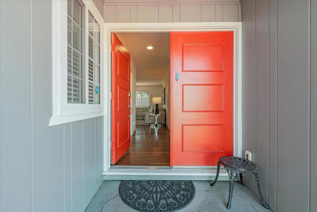 Don't be fooled by the location on the map, quiet inside the house! Welcome to this lovely, well cared for, family home. Situated steps to San Vernon Park and a short stroll to Downtown Mountain View, this well maintained and updated home is ready to move in! This house features 4 Bedrooms, 2 Full Baths, 2 Car Garage, 1576 of Living Area, 6200 Sq Foot Lot. Brand New Roof, Newly Painted Inside, Featuring Newer Laminate Floors, Gleaming Hardwoods, Newer Mirrored Closet Doors, Newer Faux Wood Blinds, Newer Interior Doors, Full Electrical Upgrade and recessed lighting throughout. Spacious Floor Plan Includes Room Addition With Permits that Opens to Private Fenced Backyard. High convenience factor with proximity to Google, TikTok, and so many top tech companies. Bonus: NOT in flood zone. Quality Mountain View schools including: Theuerkauf Elementary, Crittenden Middle, Mountain View High