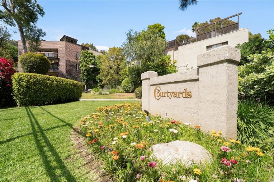Welcome to The Courtyards, a beautifully maintained resort-style community in the vibrant heart of West Hollywood. This move-in ready 1-bedroom, 1-bath condo offers 761 square feet of thoughtfully designed living space, ideal for those seeking comfort, convenience, and a prime location. Step inside to find a nicely updated kitchen featuring newer appliances, abundant cabinet space, and a cozy breakfast nook. The open living and dining area is enhanced by a decorative fireplace and a sliding glass door that leads out to your own private patio — perfect for enjoying morning coffee or evening relaxation. The spacious bedroom includes generous closet space, while the elegantly tiled, glass-enclosed shower in the bathroom adds a touch of modern luxury. One assigned parking space for added convenience. Residents of The Courtyards enjoy access to a range of community amenities, including a heated pool and spa, fitness center, laundry facilities, and a stylish club room. All this, just steps from West Hollywood's best shops, restaurants, parks, and nightlife. Don't miss the opportunity to own a piece of one of LA’s most sought-after neighborhoods!