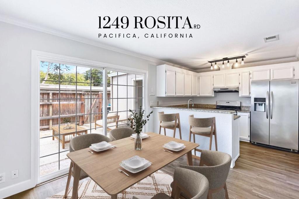 This modern, well-appointed 3 bd/2.5 ba townhouse has it all. Located moments from the iconic Linda Mar Beach and San Pedro Park, it's the largest floorplan within the community, and at 1,380sf, it's more spacious than most Linda Mar ranchers! This beautifully maintained home features an open-concept layout on the main level, including kitchen, living room, wine nook, half bath, and flex space for play or work-from-home office. A sun-soaked patio is just off the kitchen and perfect for relaxing after the beach or gathering with friends and family. Bedrooms and full baths are conveniently located on the upper level for privacy and ease. The community grounds feature mature and meticulous landscaping, pool, clubhouse, grass play/picnic area, and proximity to the ocean, hiking, golf, and local hotspots like Frontierland, Soulgrind Coffee, the Acai Spot, Humble Sea Brewing Company, Burger Board, and more. 5-minutes from Hwy-1 with easy access to 280, 35, 101, and Colma BART. 20-minutes from SF, SSF, Daly City, San Bruno, and Burlingame.