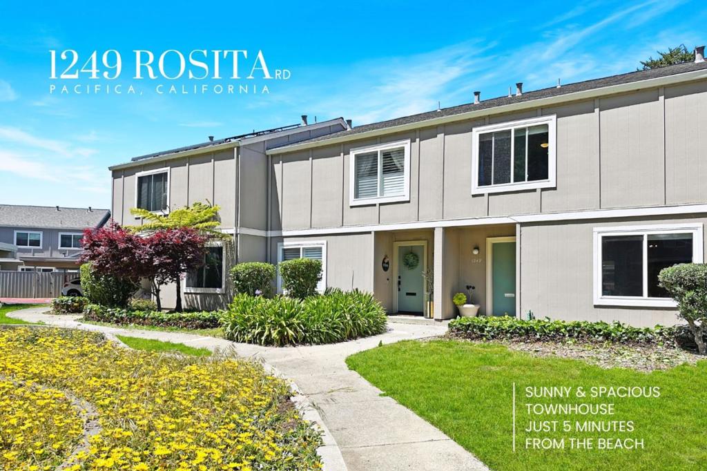 This modern, well-appointed 3 bd/2.5 ba townhouse has it all. Located moments from the iconic Linda Mar Beach and San Pedro Park, it's the largest floorplan within the community, and at 1,380sf, it's more spacious than most Linda Mar ranchers! This beautifully maintained home features an open-concept layout on the main level, including a kitchen, living room, wine nook, half bath, and flex space for play or work-from-home office. A sun-soaked patio is just off the kitchen and perfect for relaxing after the beach or gathering with friends and family. Bedrooms and full baths are conveniently located on the upper level for privacy and ease. The community grounds feature mature and meticulous landscaping, pool, clubhouse, grass play/picnic area, and proximity to the ocean, hiking, golf, and local hotspots like Frontierland, Soulgrind Coffee, the Acai Spot, Humble Sea Brewing Company, Burger Board, and more. 5-minutes from Hwy-1 with easy access to 280, 35, 101, and Colma BART. 20-minutes from SF, SSF, Daly City, San Bruno, and Burlingame.
