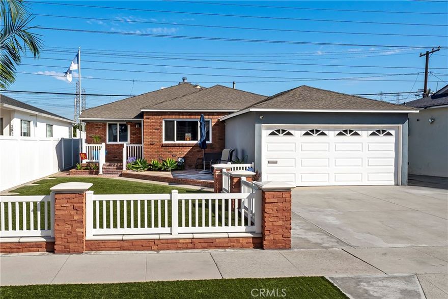 A MUST SEE.....This RARE find in Long Beach CA is a Wonderful 3 Bedroom, 2 Bathroom home. A TURNKEY home with many Custom Features. A TRUE LABOR of LOVE! A FANTASTIC LOCATION that boasts 1,830 sq/ft of living space on a 5,154 sq/ft lot in the CARSON PARK COMMUNITY. Open Concept FLOOR PLAN. The kitchen includes custom made cabinetry, quartz countertops, glass tile backsplash, and high-end stainless-steel appliances. A large walk-in pantry. A good size master suite with Vaulted Ceilings has a spacious bathroom with a walk-in custom tile shower, a huge jacuzzi tub, double sink vanity and tile flooring. A large walk-in Closet.  The secondary bedrooms and bathroom are IMMACULATE. Just when you think it can't get any better, the Family Room has Massive VAULTED CEILINGS, recessed lights and a stack stone gas fireplace that leads to a new expansive private decking. Cool FRESH color schemes inside & out bring this house alive. Hardwood floors throughout. The home has Dual pane windows, upgraded electrical with central heat & air conditioning. The front & Rear yard are low maintenance that includes artificial turf, vinyl fencing, and stack stone rock columns. The Backyard has a very private feel, and it includes an above ground Exercise SWIM SPA that is super cool with many features. This is a GREAT HOME for family gatherings and entertaining. A MUST SEE......NO, MORE LIKE A GREAT BUY.